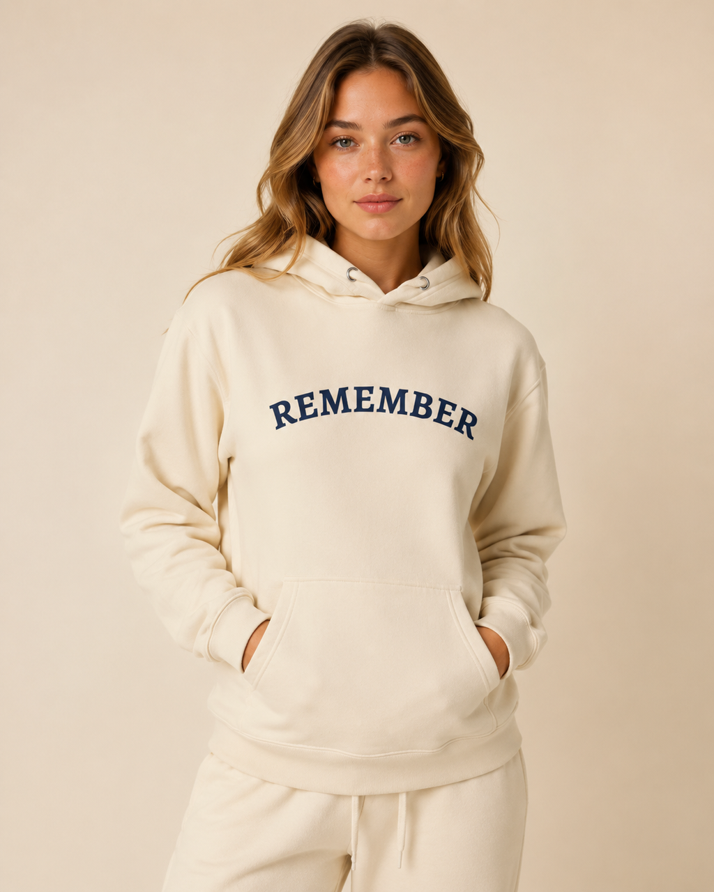 Remember Ivory Hoodie