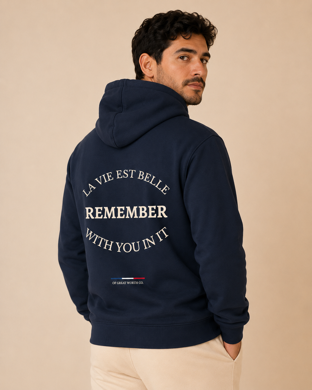 Remember Navy Hoodie