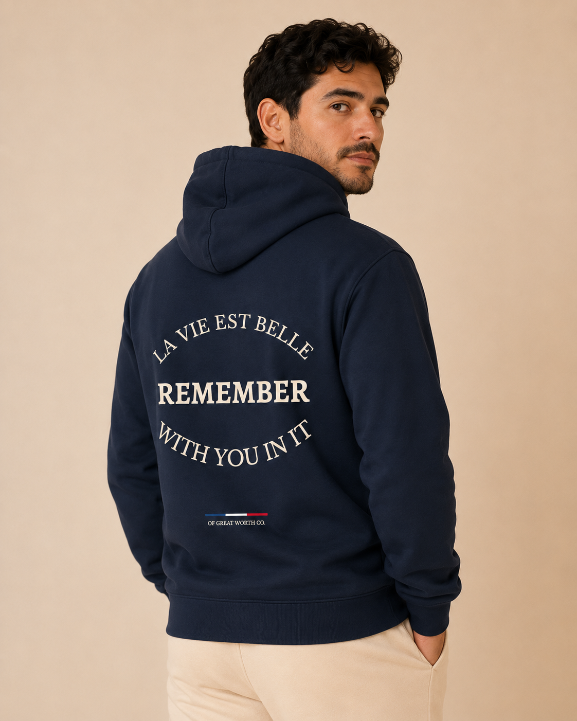 Remember Navy Hoodie